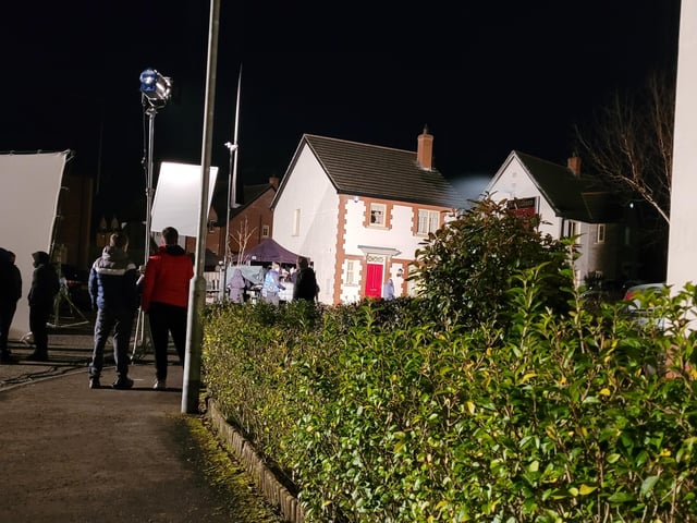 Coopers Mill in Dundonald where filming has begun tonight of of Blue Lights, a six-part original drama for BBC One and BBC iPlayer, from the writers of The Salisbury Poisonings. Picture: Darryl Armitage