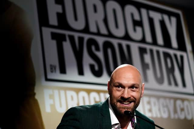 Tyson Fury, who has revealed he will never endorse gambling, alcohol or drugs ahead of the launch of his new energy drink this week