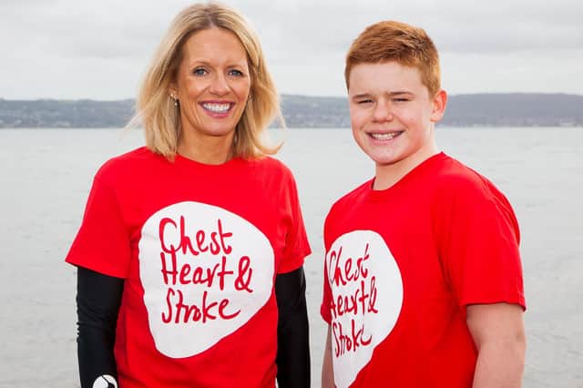 Pam and Ollie Gillies who have raised a whopping £6,000 for Northern Ireland Chest Heart & Stroke