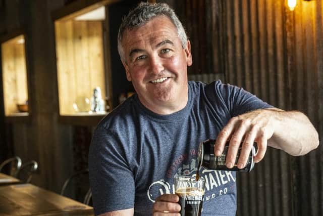 Bernard Sloan of Whitewater Brewery in Castlewellan has collaborated with Hinch Distillery in Castlewellan on a creamy stout that’s different