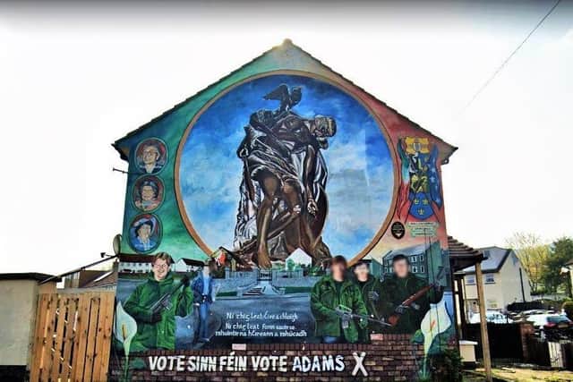 IRA mural, west Belfast