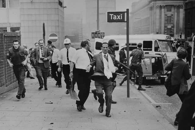 Panic at Oxford Street bus station on Bloody Friday, 21st July 1972