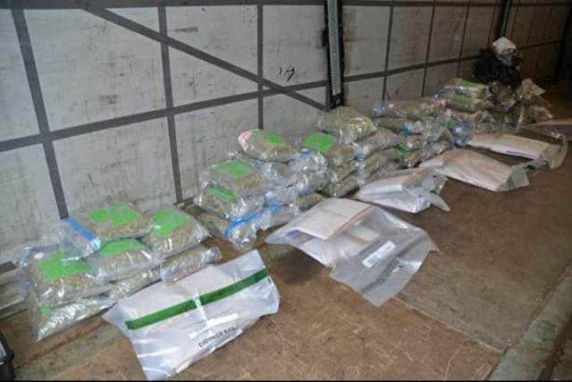 The drugs found by the PSNI