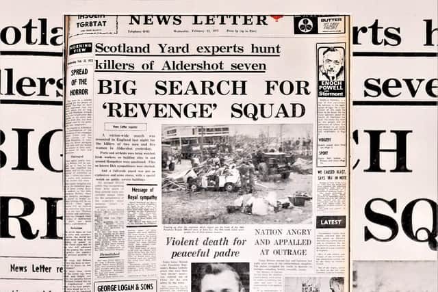 The News Letter in the wake of the massacre