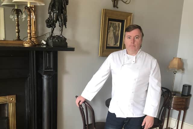 Jim Mulholland chef/owner of gourmet restaurant No14 At the Georgian House in Comber
