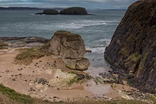 Beautiful Ballintoy. The jewel is its harbour which was chosen as the setting for the Iron Islands in HBO's popular TV series Game of Thrones. PIC: Walk NI