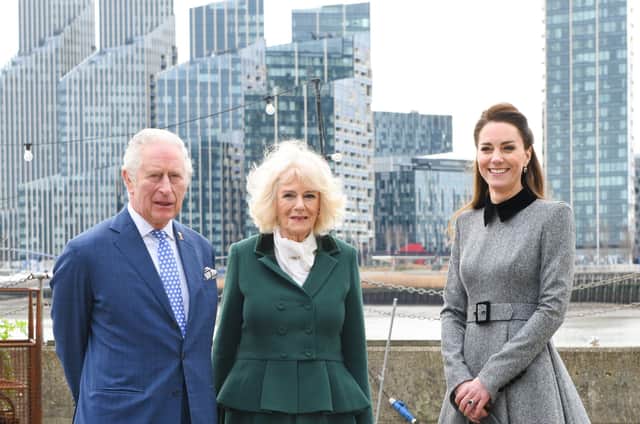 Prince Charles, Prince of Wales, Camilla, Duchess of Cornwall and Catherine, Duchess of Cambridge