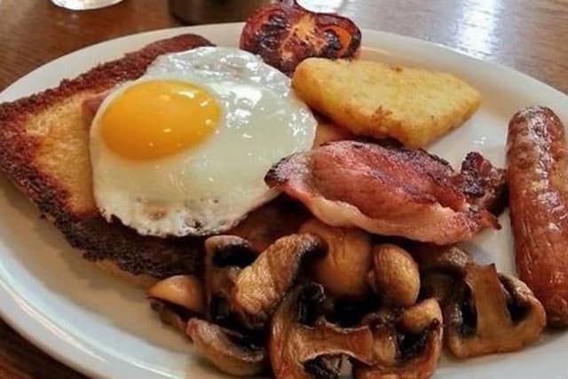 A much-loved Full Fry at Maggie May's, Malone Road, Belfast