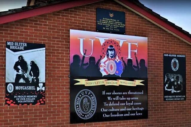 Moygashel UVF tributes