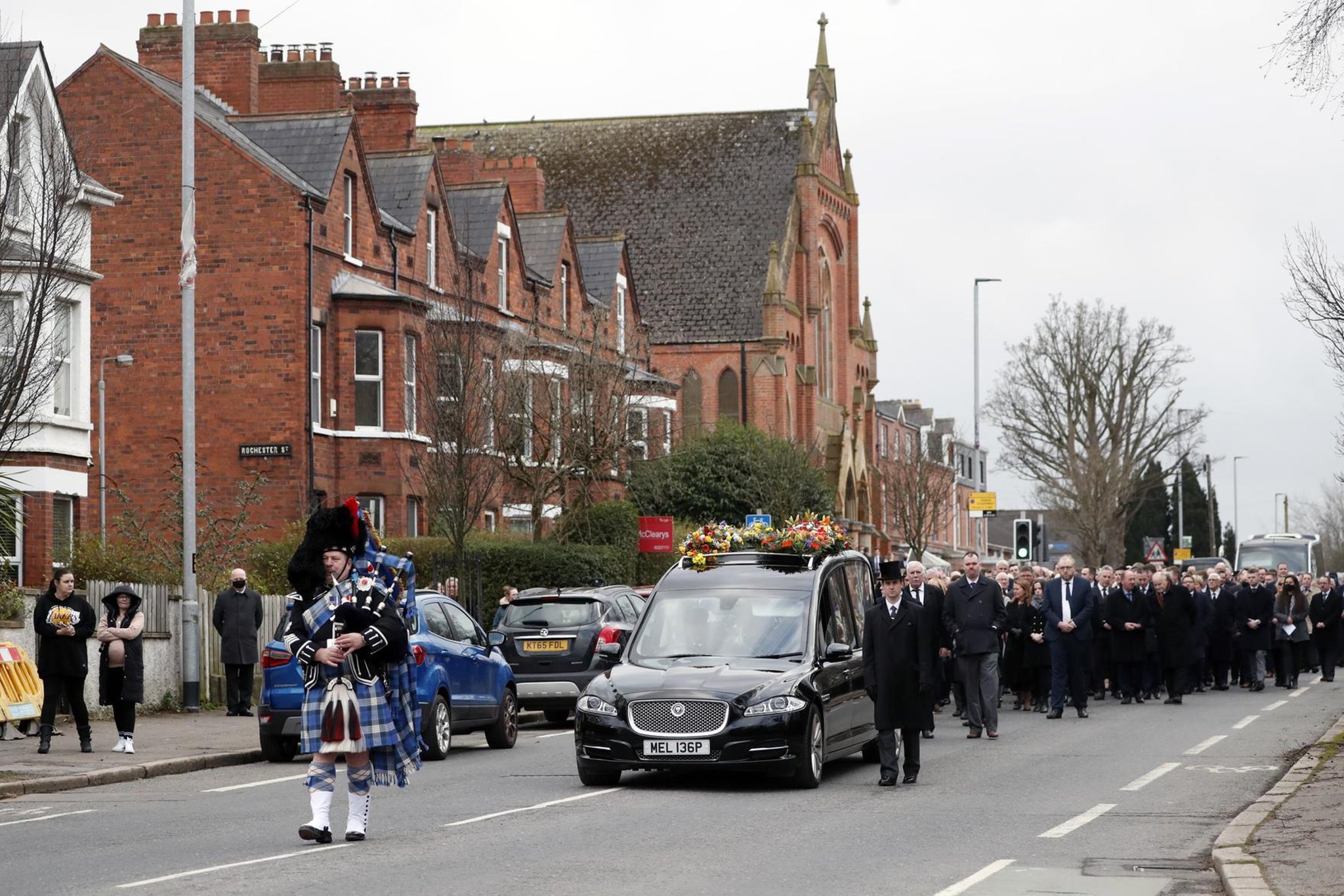 Northern Ireland has lost a visionary son, Christopher Stalford funeral hears