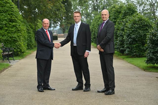 Regtick’s chairman, Tom O’Gorman and co-founders Gerry Murtagh, chief technology officer and Gary Lyons, chief executive officer