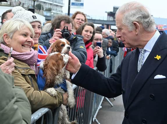 The Prince of Wales meeting with members of the public in  Southend-on-Sea, in Essex. Photo: Justin Tallis/PA Wire