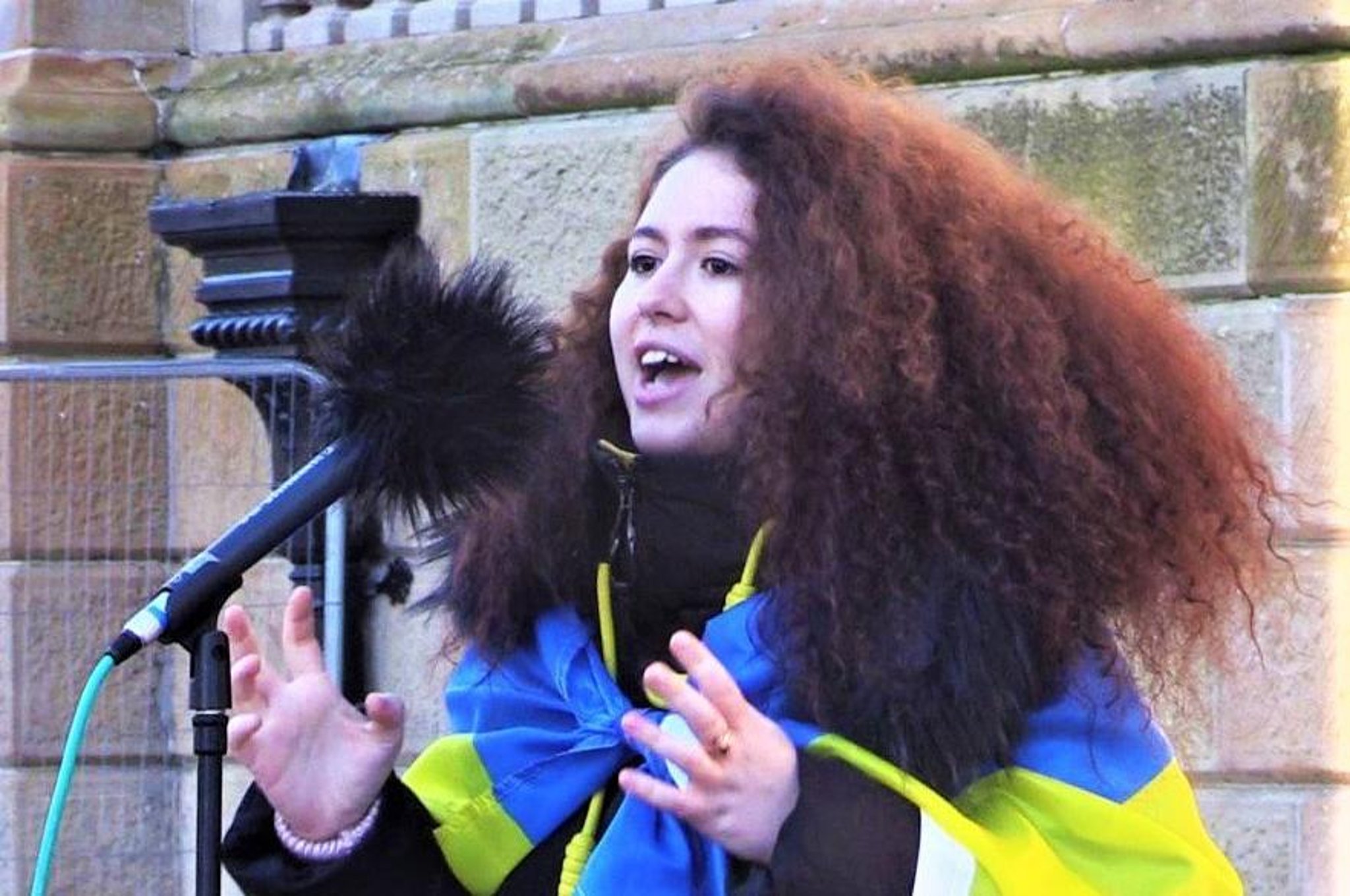 Ukranian woman tells Belfast anti-war rally 'I do not know if my family is still alive'