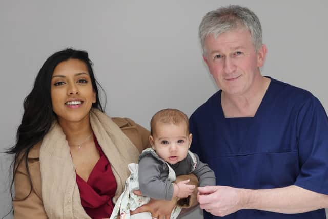 Amrita Kaur told the GMC how Dr Dermot Kearney helped save her baby's life after she had taken an abortion pill.