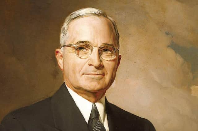 President Truman‘s speech to a joint session of Congress in March 1947 pledging to ‘support free peoples who are resisting attempted subjugation by armed minorities or outside pressures’ came to be known as the Truman doctrine