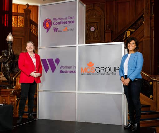 Roseann Kelly, chief executive of Women in Business and commercial director of MCS Group Louise Smyth
