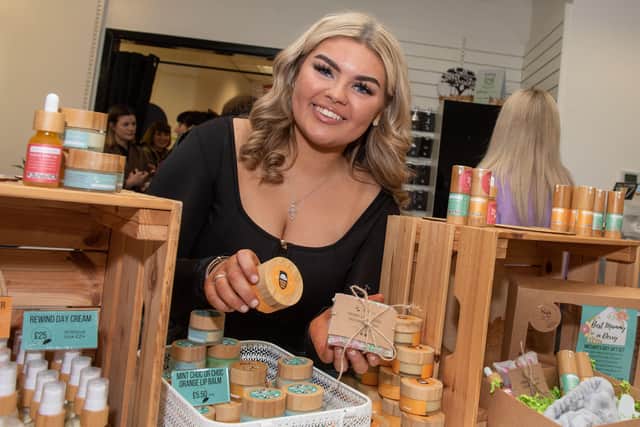 Leah Radcliffe at the opening of the RE:Imagine pop up shop in Foyleside Shopping Centre