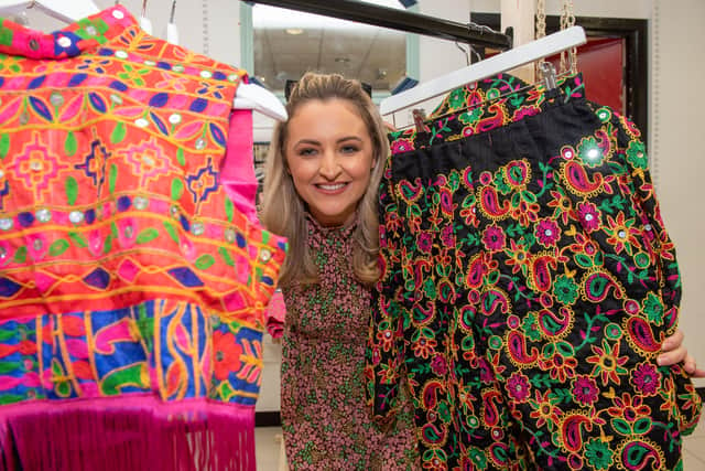 Designer maker Shannon McCafferty  at the opening of the RE:Imagine pop up shop in Foyleside Shopping Centre