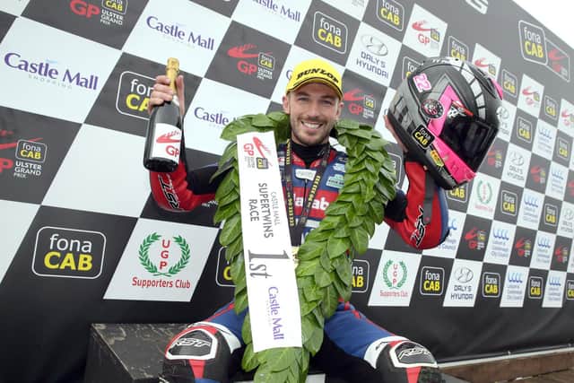 Paul Jordan claimed his maiden international road racing success at the Ulster Grand Prix in 2019.