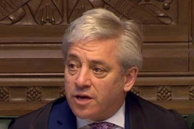 Former Commons Speaker John Bercow