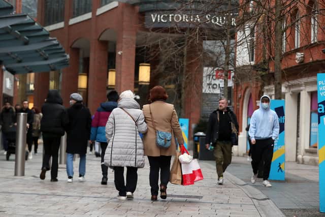 Shopping in Belfast as Covid restrictions are lifted