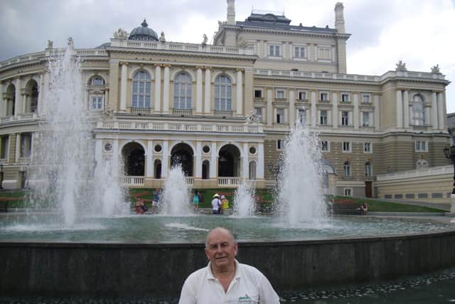 Brian Ogle at the Opera House in Odesa