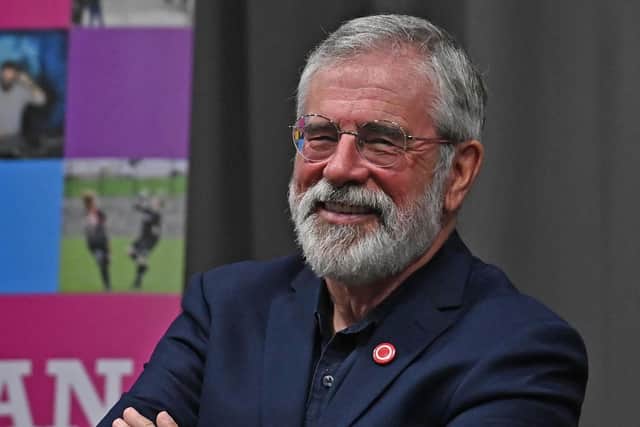 Gerry Adams is suing the BBC for libel