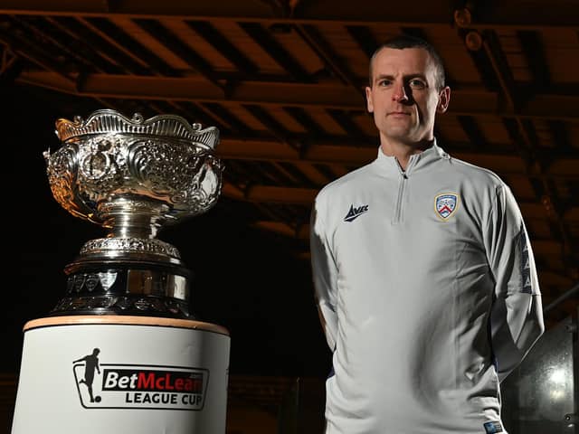 Oran Kearney wants to add to his trophy haul with Coleraine
