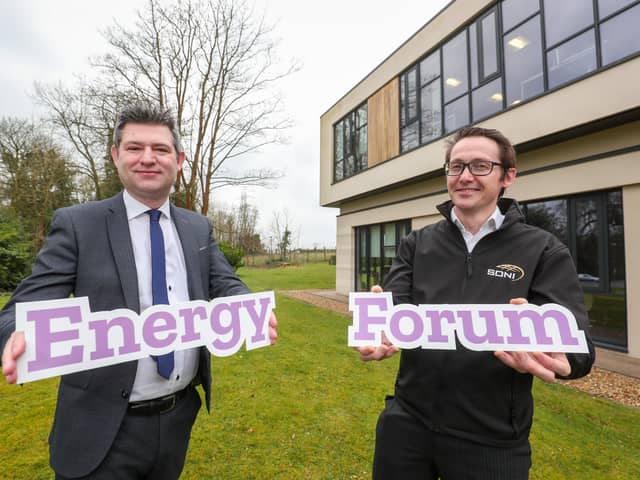 Christopher Morrow, NI Chamber and Alan Campbell, SONI