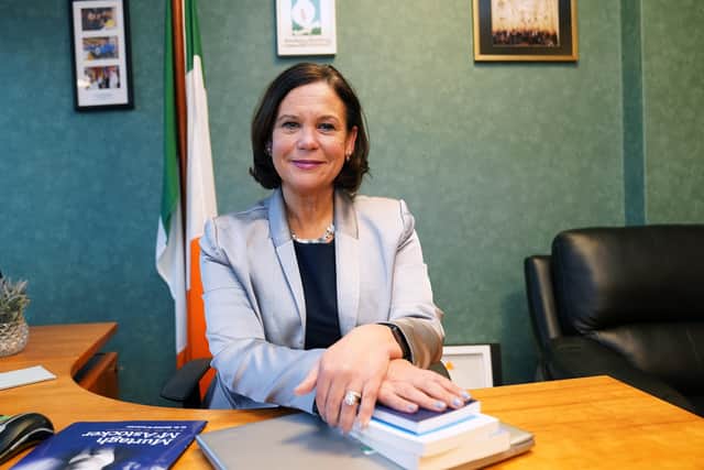 Mary Lou McDonald was vice-president of Sinn Fein when it abstained on a 2015 resolution condemning Russia’s role in the armed conflict in Ukraine. The party has deleted statements including calls to scrap Nato. SF is good at rewriting its past
