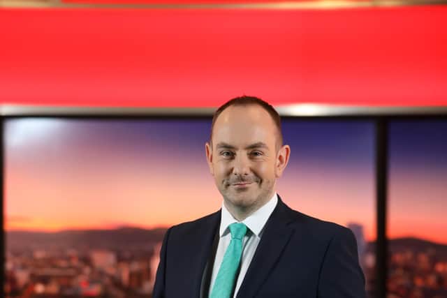 BBC Newsline's Declan Harvey