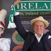 American-Irish actor John C. Reilly during a photocall for St. Patrick's Festival International at The Gravity Bar in The Guinness Storehouse, Dublin. John will appear in the national St. Patrick's Day Parade in Dublin on March 17, alongside Grand Marshal's Paralympic gold medal swimmer Ellen Keane and Olympic gold medal boxer Kellie Harrington. Picture date: Wednesday March 16, 2022. PA Photo. See PA story IRISH StPatricksDay. Photo credit should read: Brian Lawless/PA Wire