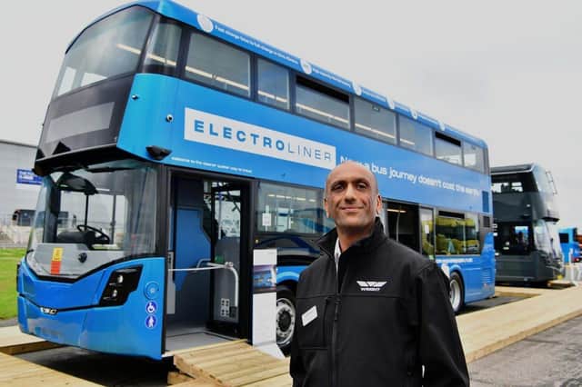 Buta Atwal, CEO of the Ballymena-based company Wrightbus