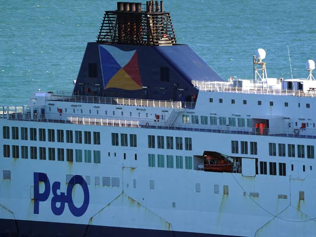 P&O Ferries suspended sailings and handed 800 seafarers immediate severance notices last week. Photo: Gareth Fuller/PA Wire