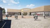 Artist Impression of Dobbies Store at The Junction, Antrim