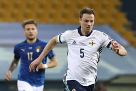 Northern Ireland's Jonny Evans. Pic by Getty.