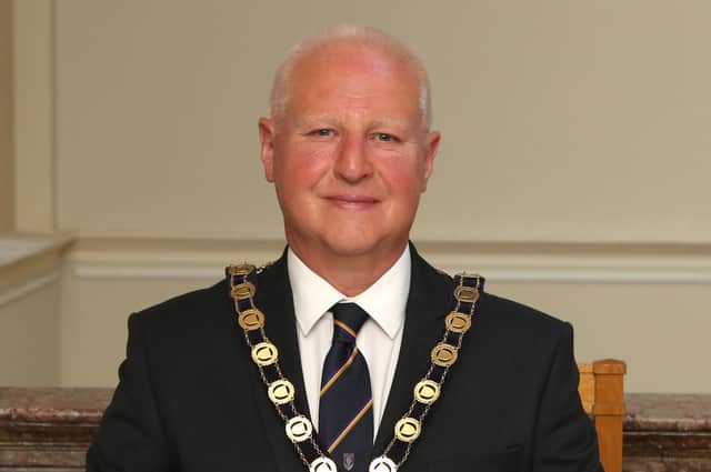 Chair of Fermanagh and Omagh District Council, Cllr Errol Thompson