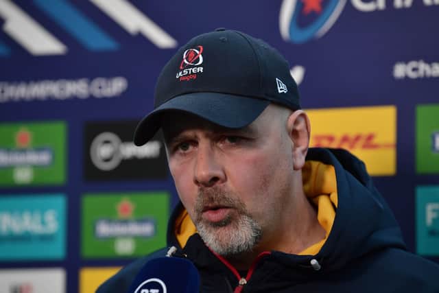 Dan McFarland says Ulster will have to battle the elements as well as the Stormers  in Cape Town this weekend. (Photo by Charles McQuillan/Getty Images)