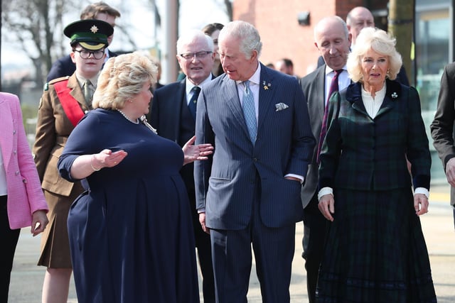 Charles and Camilla in Belfast