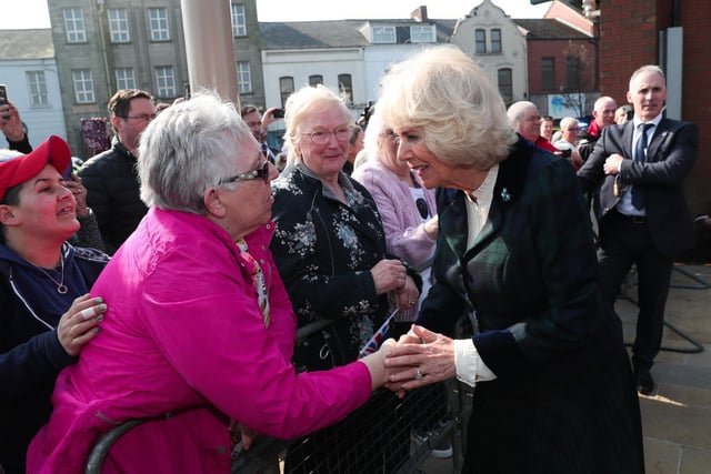 Charles and Camilla in Belfast