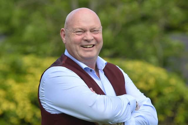 Ballymena United manager David Jeffrey is retiring as a senior social worker after 28 years. He was awarded an MBE last year for work in football and community relations. Photo: Mark Marlow PA
