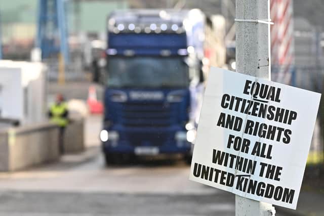 NI Protocol checks are taking place at the Port of Larne. 
Photo: Colm Lenaghan/Pacemaker Press