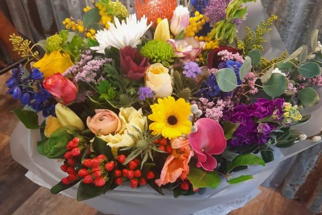 Florist Penny Hamilton said people are opting for colourful bouquets