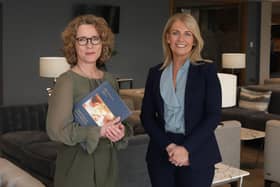 Niki Molloy, chief executive with Abbeyfield Belfast is pictured with Louise Tiffney, relationship director, Barclays Corporate Banking Northern Ireland