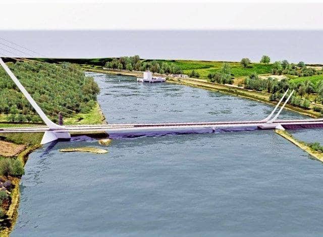 One proposed image of how the bridge will look