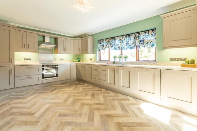 The property has just undergone a refurbishment - including a new kitchen