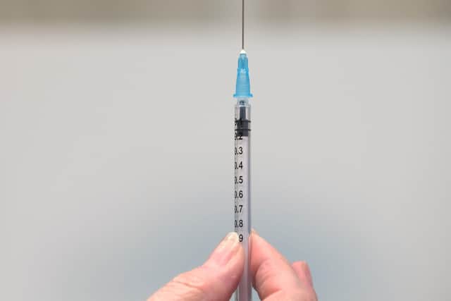 Covid Vaccination. pic Richard Ponter