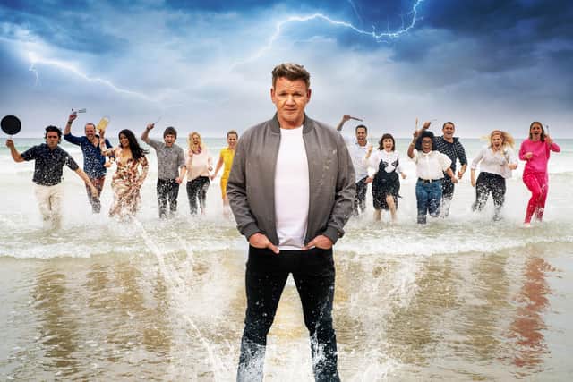 Gordon Ramsay and the candidates