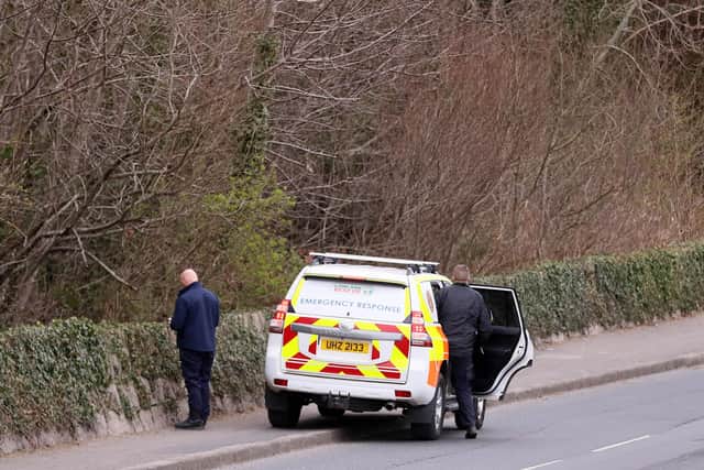 Press Eye - Belfast - Northern Ireland - 30th March 2022

Police and Search and Rescue persons conduct a search of Castlewellan, Co. Down, where a young girl was spotted on CCTV walking on her own in the early hours of Tuesday morning. 

Picture by Jonathan Porter/PressEye