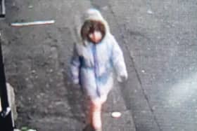 Image of child seen wandering on Castlewellan